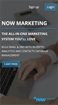 Mobile Screenshot of nowmarketing.co.uk